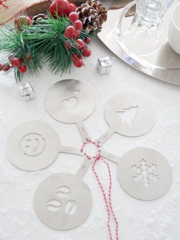 Narin Kahve Çekirdeği Kahve ve Tatlı Desen Kalıbı 1 Adet - 2