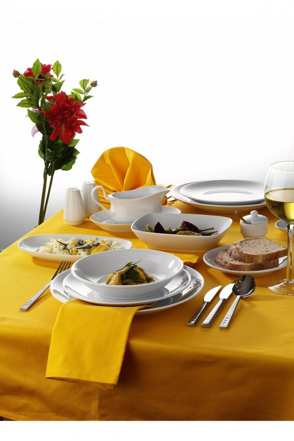 Kütahya Porselen Ent Otel Serisi 25 Parça Yemek Takımı - 6