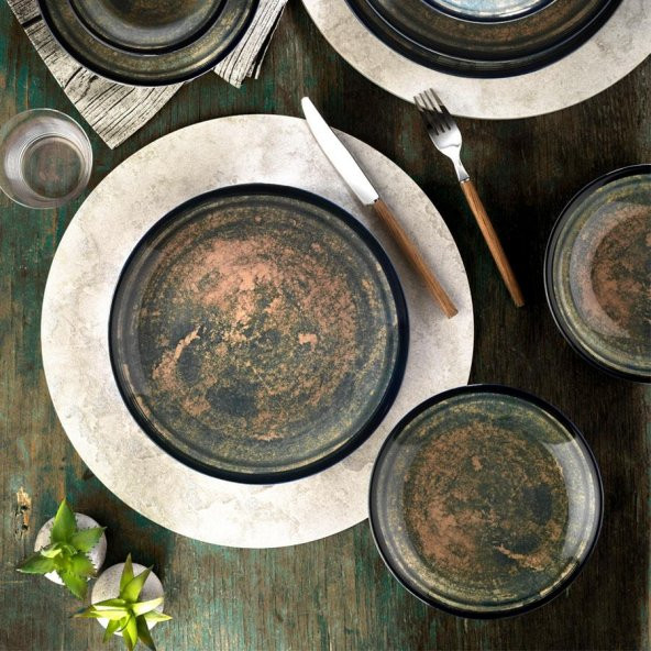 Kütahya Porselen Nano Krem 35x15 cm Düz Tabak 890002