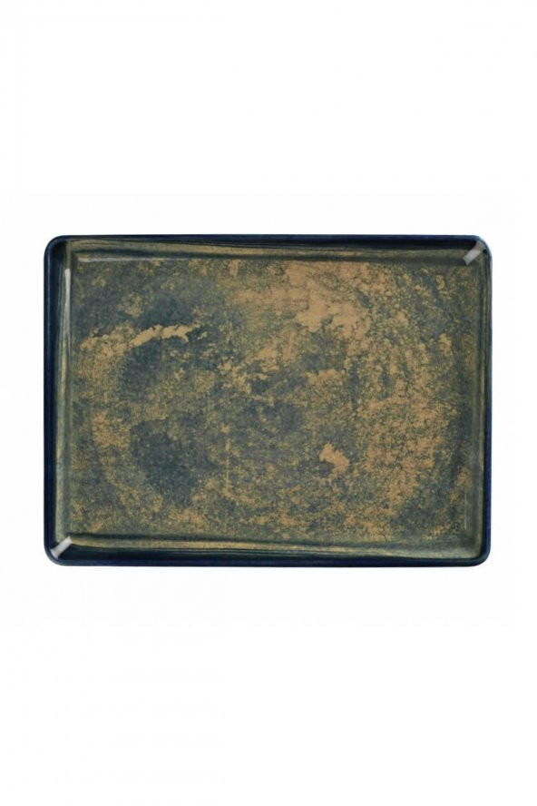 Kütahya Porselen Nano Krem 30*22 cm Düz Tabak 890002 - 2