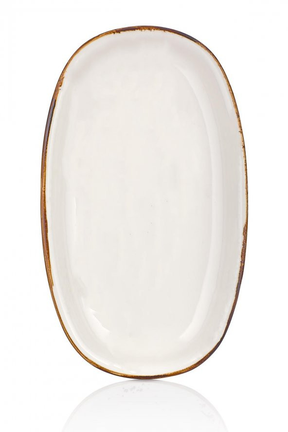 By Bone Gleam Zest Oval Kayık 19 cm