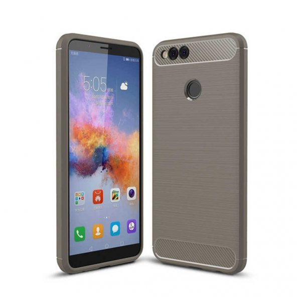Huawei Honor 7X Karbon Fiber Maksimum Koruma Kılıf - Resim 2