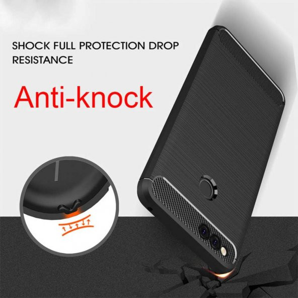 Huawei Honor 7X Karbon Fiber Maksimum Koruma Kılıf - Resim 5