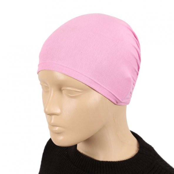 Açık Pembe Pamuk Kadın Bone - 2