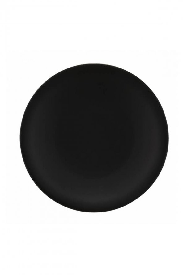 Kütahya Porselen Zeugma Mat Siyah 27 cm Servis Tabağı 2 li