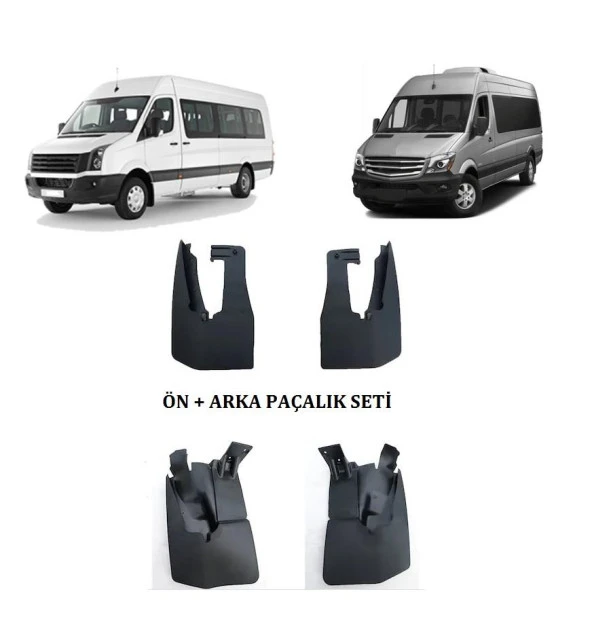 Sprinter Crafter Paçalık Ön ve Arka Tozluk Orjinal Tip 2006 2020