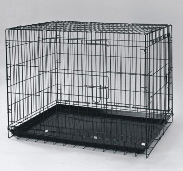 Has Katlanabilir Köpek Kafesi No:4 90cm Boy-56cm En-65cm Yükseklik ( IZGARALI )