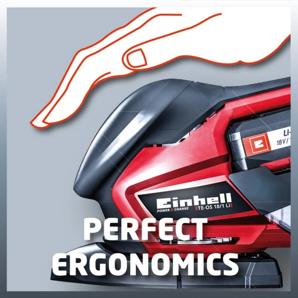 Einhell TE-OS 18/1 150 Lİ Solo Akülü Zımpara (Akü Hariç) - 4