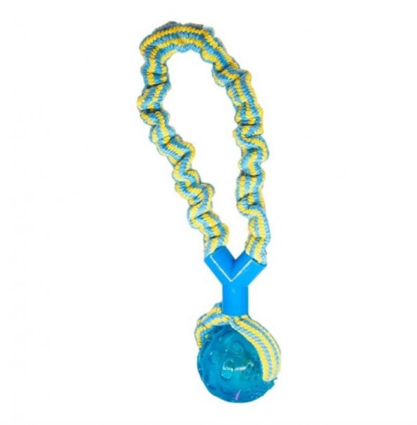 Pawise İpli Top Çekiştirmeli Köpek Oyuncağı 28 cm - 3