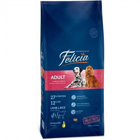 Felicia Kuzulu Köpek Maması 3 kg