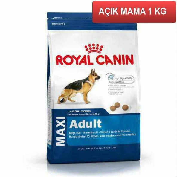 Royal Canin Maxi Adult Büyük Irk Köpek Maması 1 Kg AÇIK