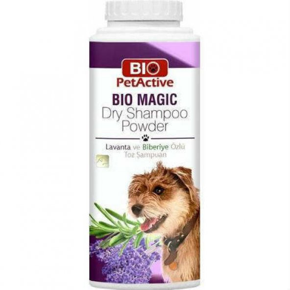 Bio Pet Active Bio Magic 100 Doğal Köpekler Için Kuru Toz Şampuan 150 Gr