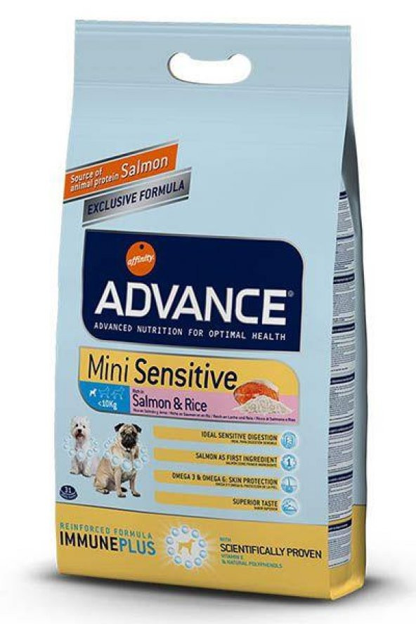 Advance Somonlu Küçük Irk Yetişkin Köpek Mamas 3 Kg