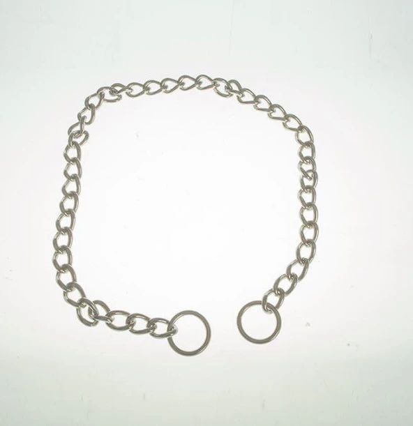 Sanlian Köpekler İçin Paslanmaz Çelik Tekli Zincir 3,0 mm 50 cm