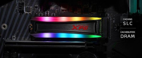 XPG 512GB S40G RGB PCIe M2 3500-1900MB/s Flash SSD AS40G-512GT-C - 2