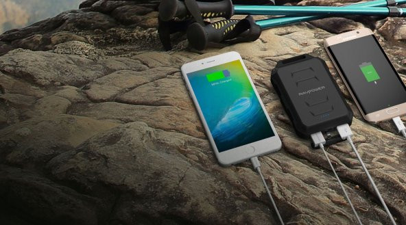 RAVPOWER 10050mAh Su Geçirmez Taşınabilir Şarj Cihazı Powerbank RP-PB044 - 8