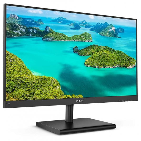 PHILIPS 27" 2560X1440 4MS 75HZ VGA HDMI SİYAH VA LCD MONİTÖR 275E1S-00
