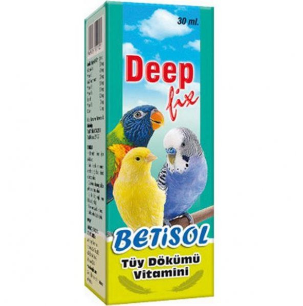 Deep Betisol Kafes Kuşlari İçin B Vitamini 30 Ml