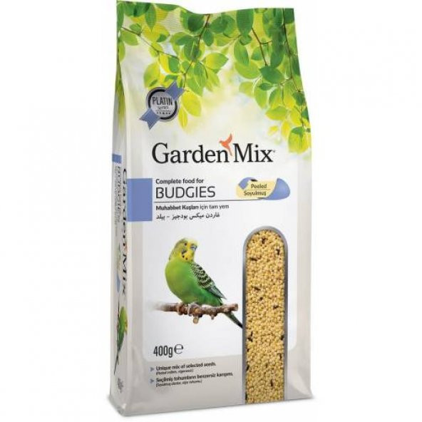 Gardenmix Platin Soyulmuş Muhabbet Kuşu Yemi 400 gr