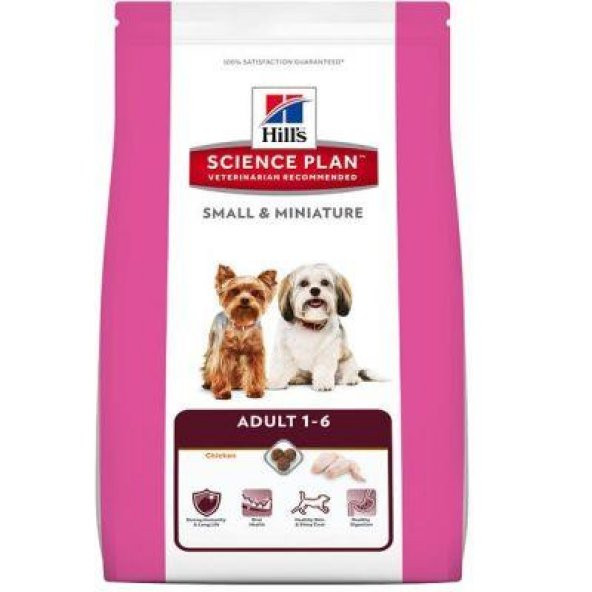 Hills Small Miniature Küçük Irk Tavuklu Köpek Maması 1,5 Kg