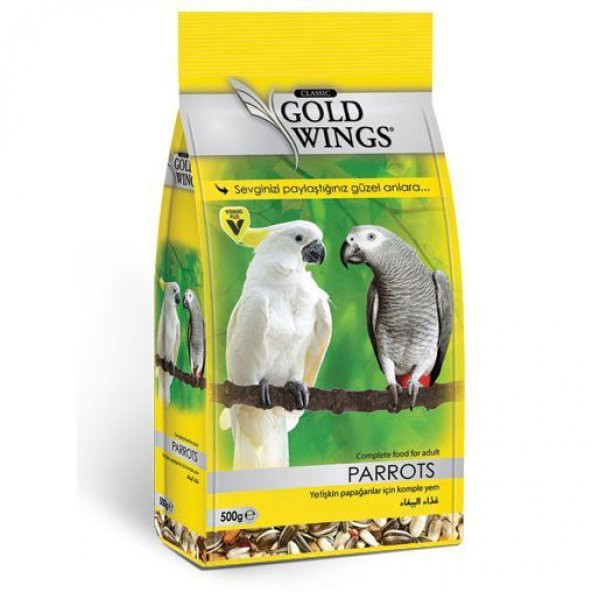 Gold Wings Classic Papağan Yemi 500 Gr