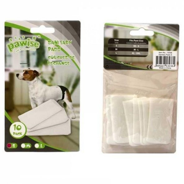 Pawise Köpek Külot Pedi M-L Boy 10 lu Paket