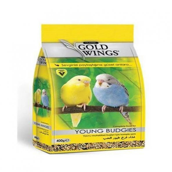 Gold Wings Classic Yavru Muhabbet Kuşu Yemi 400 gr