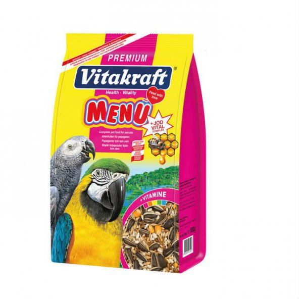 Vitakraft Menü Premium Papağan Yemi 1000 gr