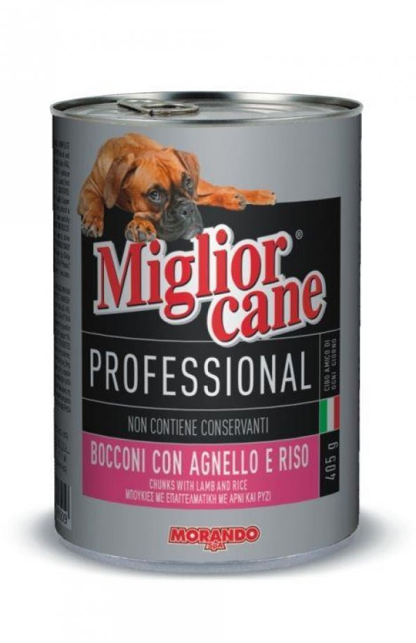Miglior Cane Kuzu Prinç Köpek Konservesi 405 Gr - 2