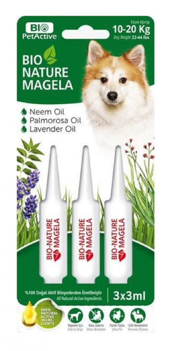 Bio Pet Active Köpek Tüy ve Deri Bakım Damlası 10-20 kg