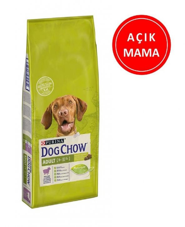 Purina Dog Chow Kuzu Etli Yetişkin Köpek Maması 1 kg AÇIK