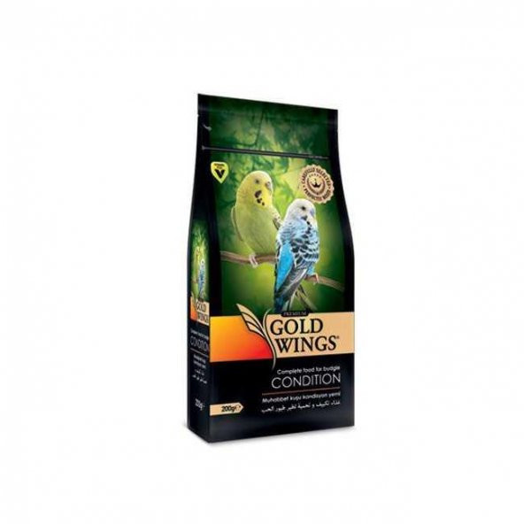Gold Wings Premium Muhabbbet Kuşu Kondisyon Yemi 200 Gr