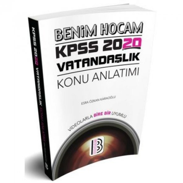 2020 KPSS Vatandaşlık Konu Anlatımı | Esra Özkan Karaoğlu | Benim Hocam Yayınları