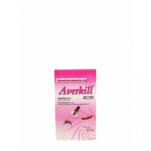 Averkill SC 50 (50 ML) Karasinek İlacı Sivrisinek İlacı Hamam Böceği İlacı Böcek İlacı Haşere İlacı