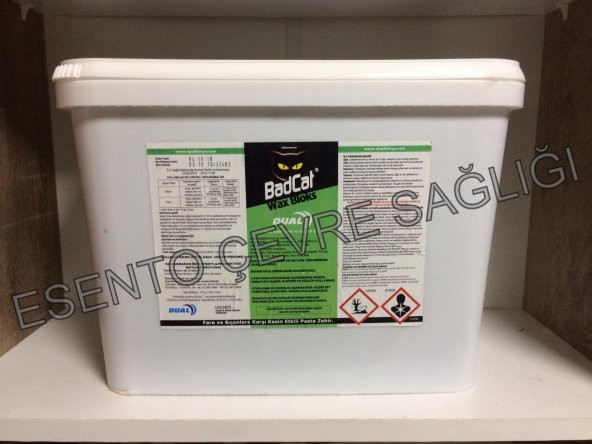 Badcat wax (10 Kg) Fare Zehiri Mum Blok Sıçan Zehiri