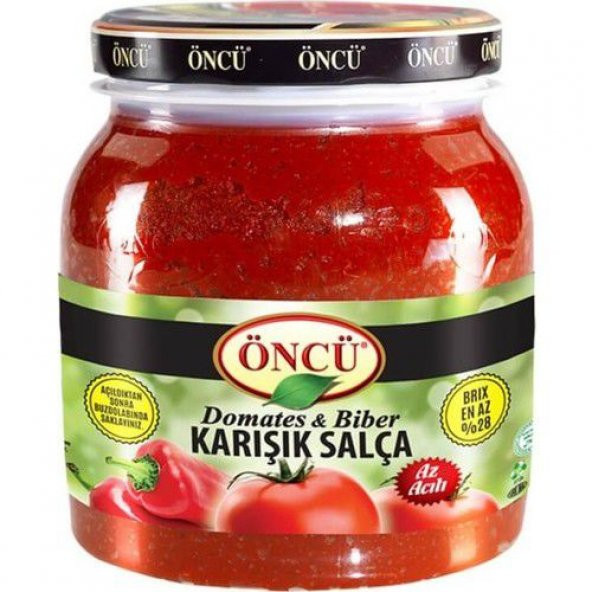 Öncü Domates Biber Karışık Salça 1600 gr