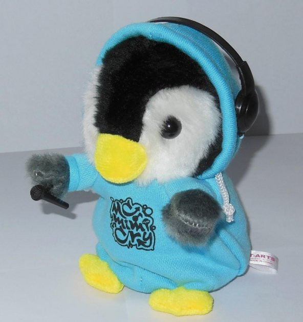 Talking Penguen Konuşan Sesli Taklitçi Hareketli Peluş Oyuncak - 1