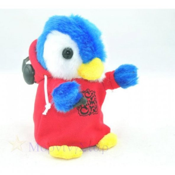 Talking Penguen Konuşan Sesli Taklitçi Hareketli Peluş Oyuncak - 4