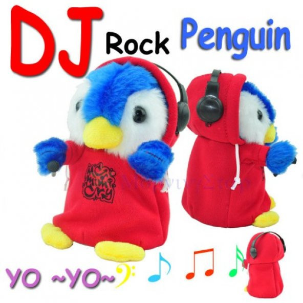 Talking Penguen Konuşan Sesli Taklitçi Hareketli Peluş Oyuncak - 5