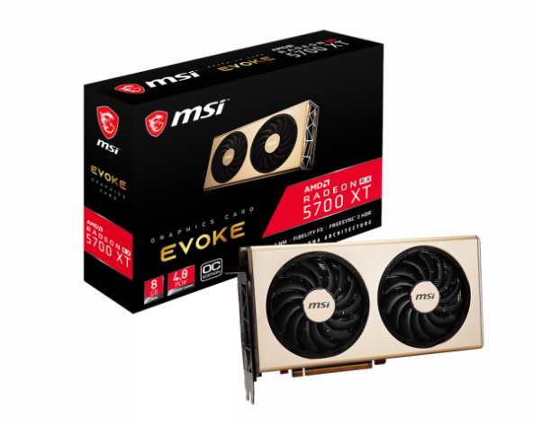 MSI VGA RADEON RX 5700 XT EVOKE OC 8GB GDDR6 HDMI DP 256Bit