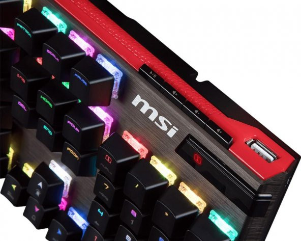MSI Vigor GK80 CR TR Cherry MX RGB Gaming Klavye VIGOR-GK80-TR - 2