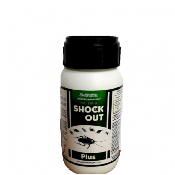 Shock out Plus (250ML) HamamBöceği Karınca Kene İlacı