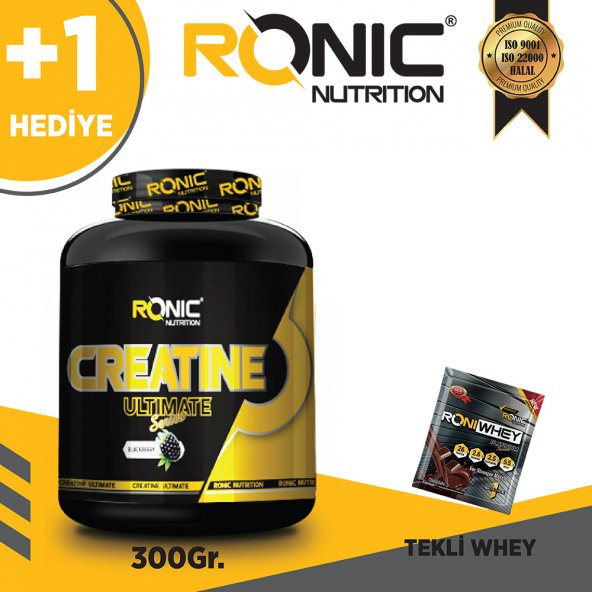 Ronic Nutrition Creatine Kreatin 300 Gr Creatin Kas Gücü Coconat Aromalı