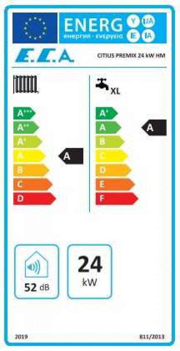 Eca Citius Premix 24/24 Kw (20.000 Kcal) Tam Yoğuşmalı Kombi - 2