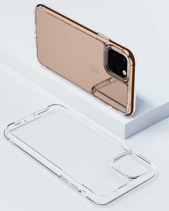 Apple iPhone 11 Pro Max Kılıf Benks Magic Crystal Clear Glass Case