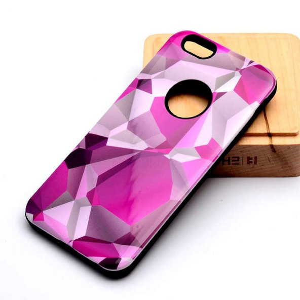 Apple iPhone 6 Kılıf Zore Piramit Silikon - 3