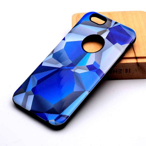 Apple iPhone 6 Kılıf Zore Piramit Silikon - 4