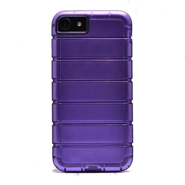 Apple iPhone 7 Kılıf Zore Çizgili Motomo Kapak - 9