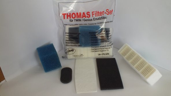 Thomas Genius S1 - S2 Hepa Filtre Takımı