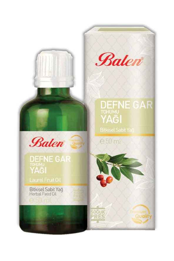 Balen Defne Gar Tohumu Yağı Soğuk Pres 50 ml 3 Adet - Resim 2